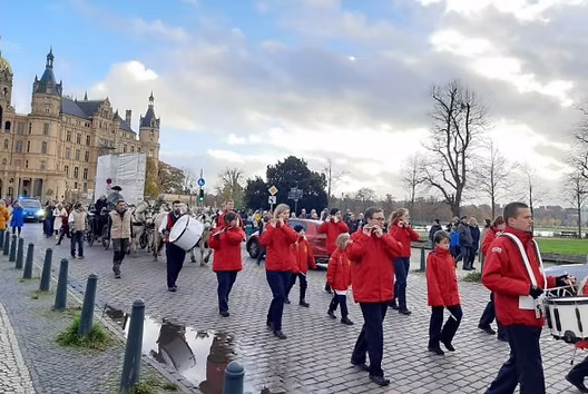 Schweriner Spielleute unterwegs